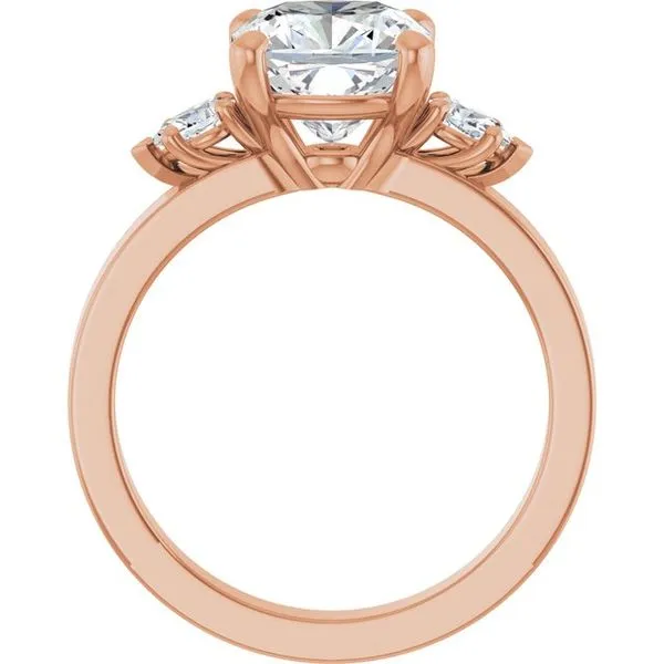 Three-Stone Engagement Ring Image 2 Berilian Jewelers Folsom, CA