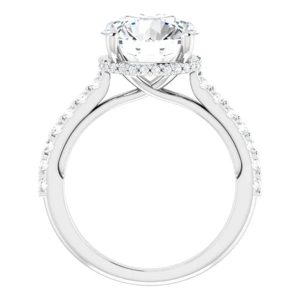 Hidden Halo-Style Engagement Ring Image 2 Clater Jewelers Louisville, KY