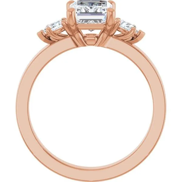 Three-Stone Engagement Ring Image 2 Berilian Jewelers Folsom, CA