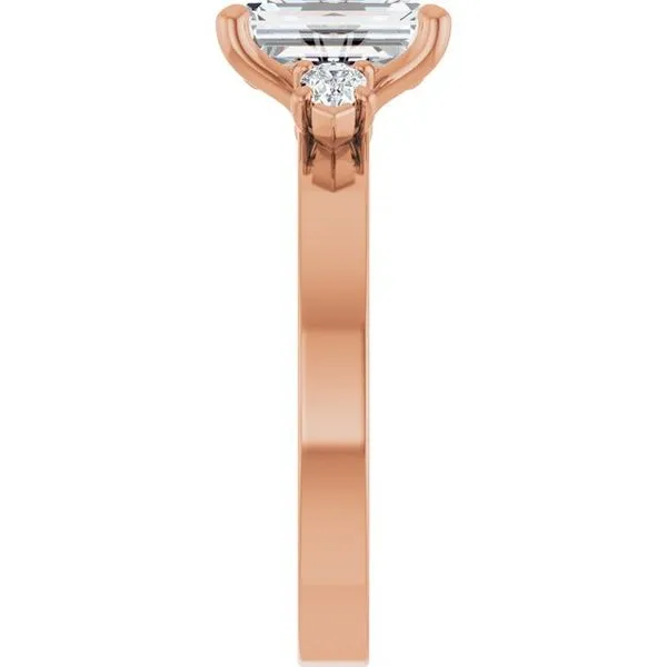 Three-Stone Engagement Ring Image 4 Berilian Jewelers Folsom, CA