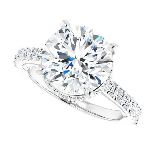 Hidden Halo-Style Engagement Ring Image 5 Arezzo Jewelers Elmwood Park, IL