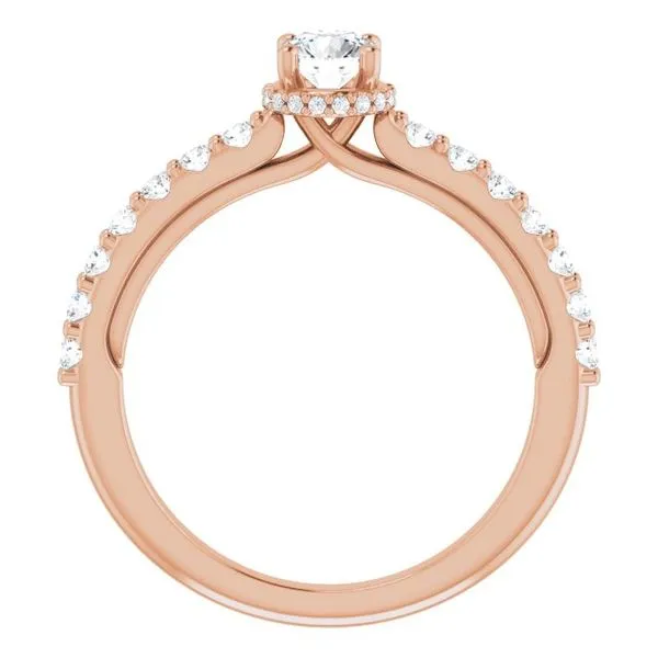 Hidden Halo-Style Engagement Ring Image 2 Rox Atlanta Jewelers Decatur, GA