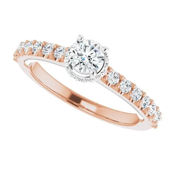 Hidden Halo-Style Engagement Ring Image 5 Raleigh Diamond Fine Jewelry Raleigh, NC