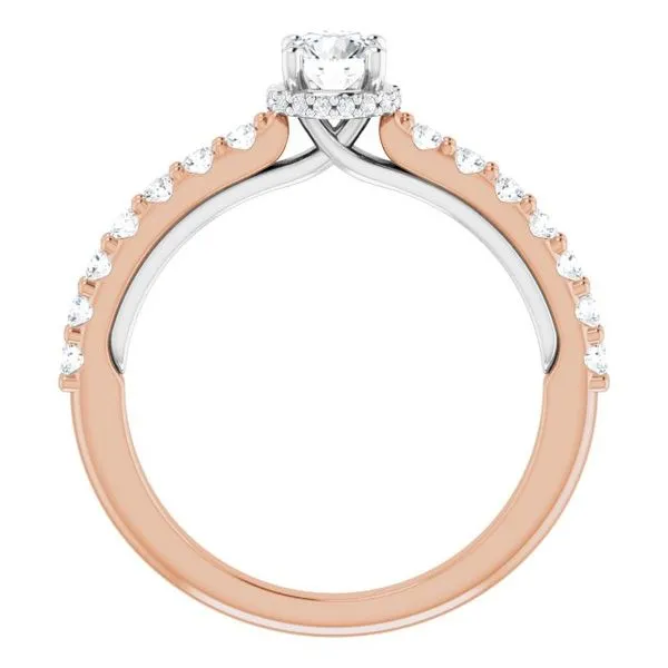 Hidden Halo-Style Engagement Ring Image 2 Rox Atlanta Jewelers Decatur, GA