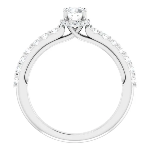 Hidden Halo-Style Engagement Ring Image 2 Rox Atlanta Jewelers Decatur, GA