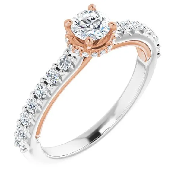Hidden Halo-Style Engagement Ring Clater Jewelers Louisville, KY
