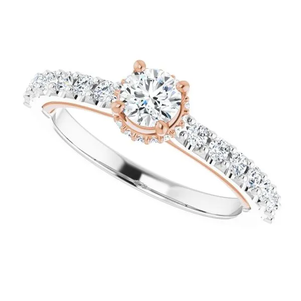 Hidden Halo-Style Engagement Ring Image 5 Arezzo Jewelers Elmwood Park, IL
