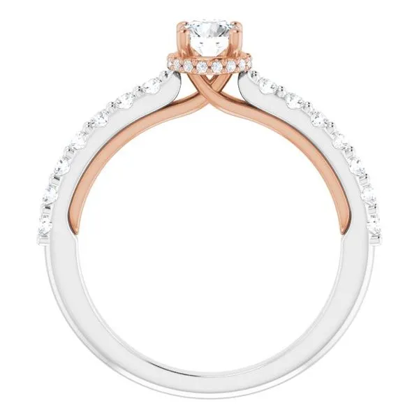 Hidden Halo-Style Engagement Ring Image 2 Raleigh Diamond Fine Jewelry Raleigh, NC