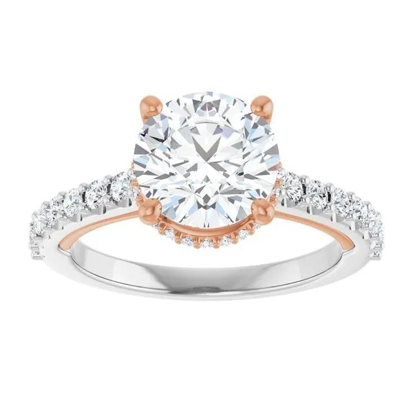 Hidden Halo-Style Engagement Ring Image 3 Arezzo Jewelers Elmwood Park, IL