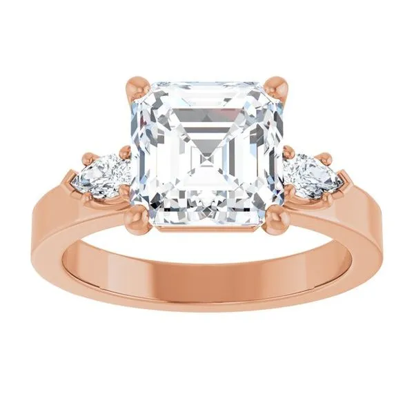 Three-Stone Engagement Ring Image 3 Berilian Jewelers Folsom, CA