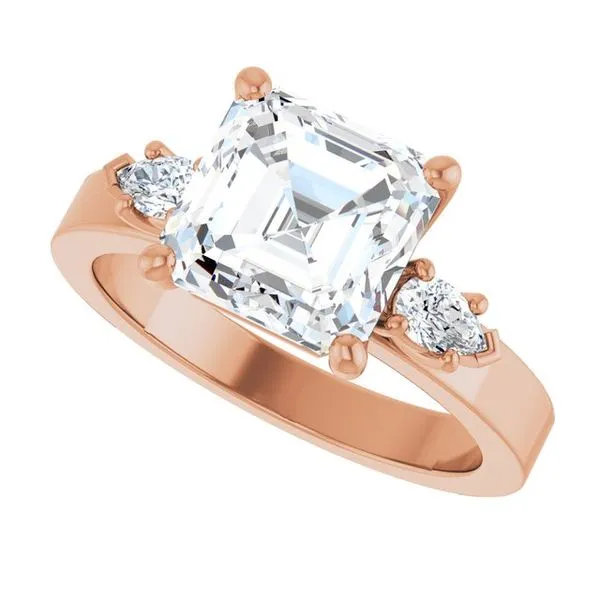 Three-Stone Engagement Ring Image 5 Berilian Jewelers Folsom, CA