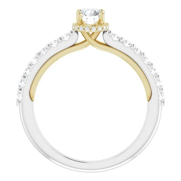 Hidden Halo-Style Engagement Ring Image 2 Clater Jewelers Louisville, KY