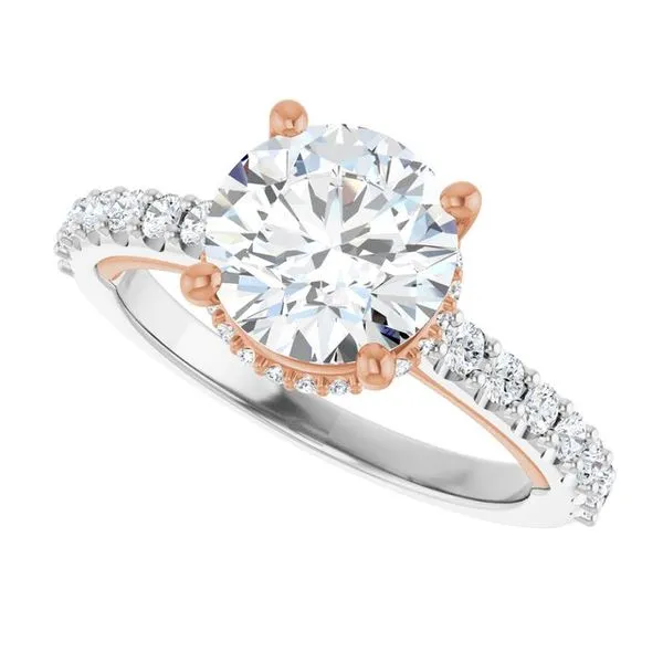 Hidden Halo-Style Engagement Ring Image 5 Rox Atlanta Jewelers Decatur, GA