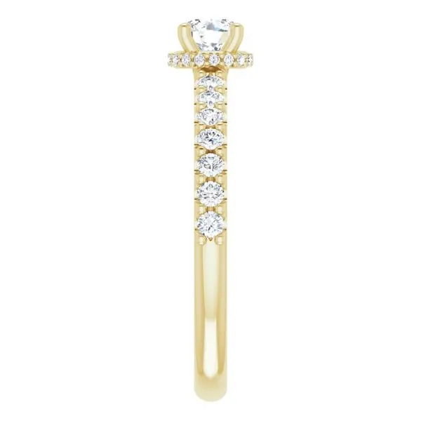 Hidden Halo-Style Engagement Ring Image 4 Arezzo Jewelers Elmwood Park, IL
