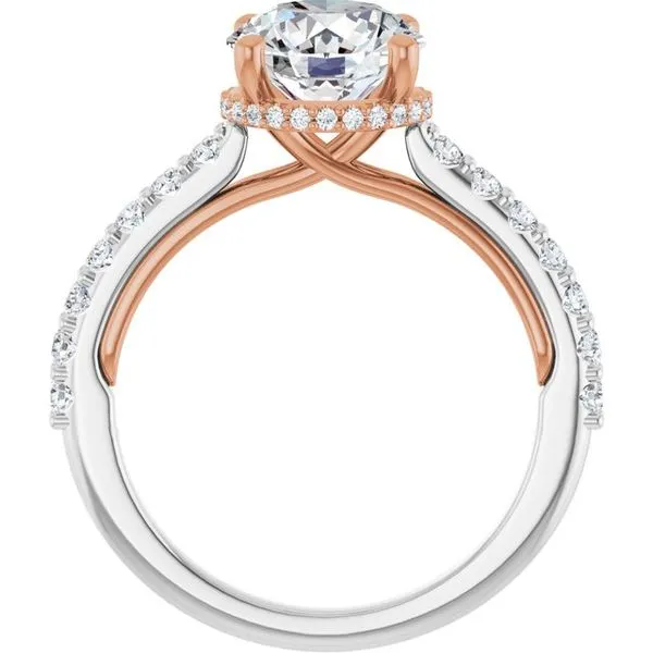 Hidden Halo-Style Engagement Ring Image 2 Paul James Jewelers Angels Camp, CA