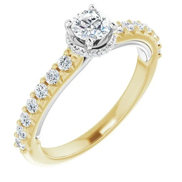 Hidden Halo-Style Engagement Ring Clater Jewelers Louisville, KY