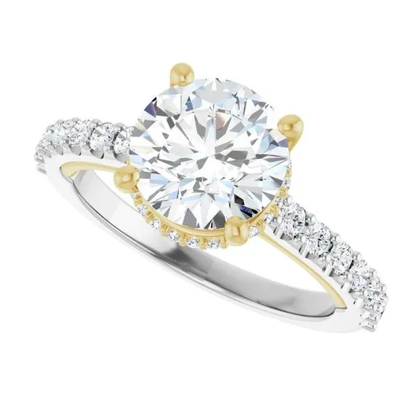 Hidden Halo-Style Engagement Ring Image 5 Arezzo Jewelers Elmwood Park, IL