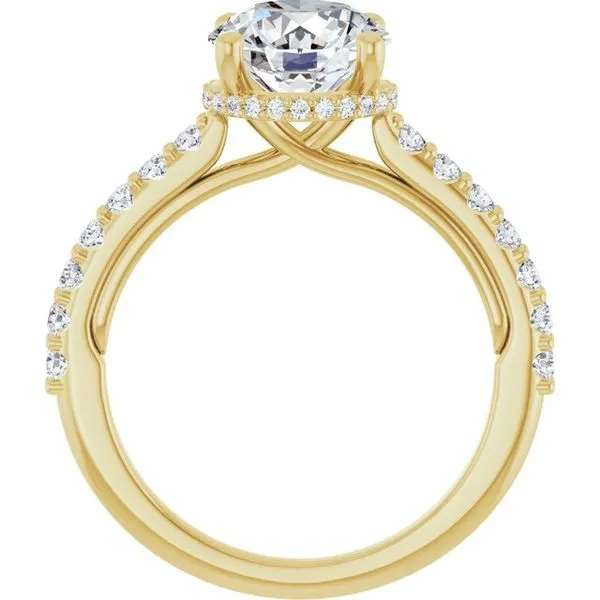 Hidden Halo-Style Engagement Ring Image 2 Rox Atlanta Jewelers Decatur, GA