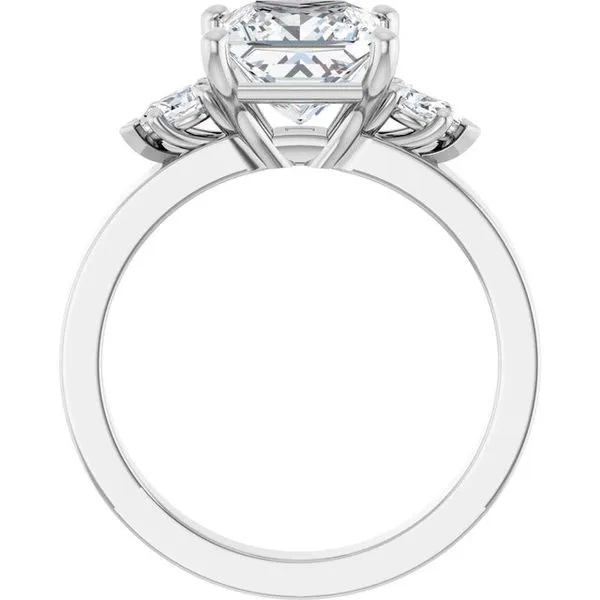 Three-Stone Engagement Ring Image 2 Berilian Jewelers Folsom, CA