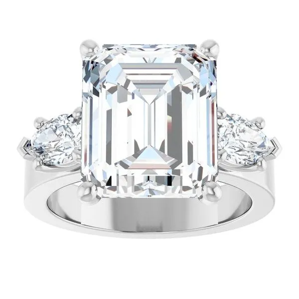 Three-Stone Engagement Ring Image 3 Berilian Jewelers Folsom, CA