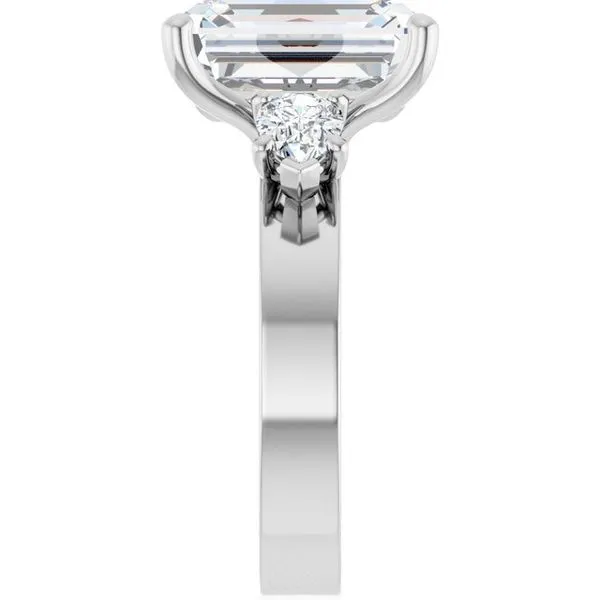 Three-Stone Engagement Ring Image 4 Berilian Jewelers Folsom, CA