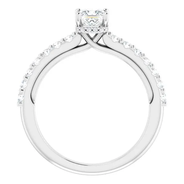 Hidden Halo-Style Engagement Ring Image 2 Rox Atlanta Jewelers Decatur, GA