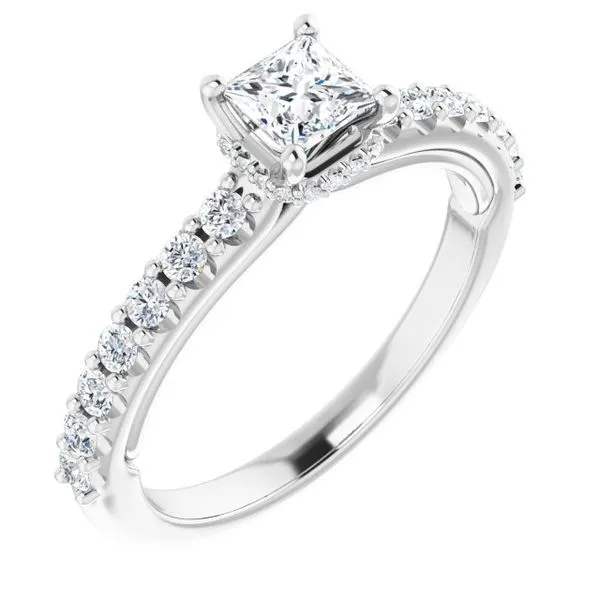 Hidden Halo-Style Engagement Ring Rox Atlanta Jewelers Decatur, GA