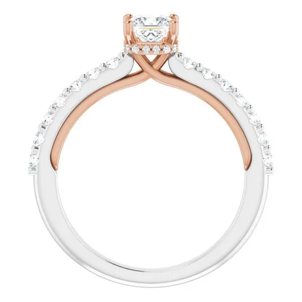 Hidden Halo-Style Engagement Ring Image 2 Witt's Jewelry Wayne, NE