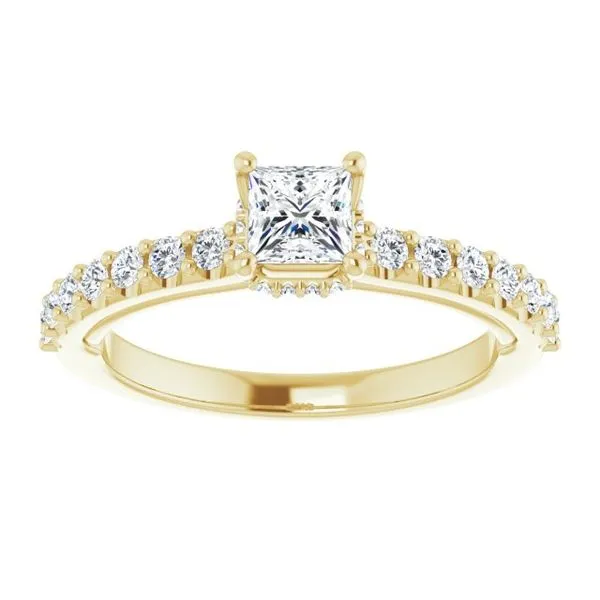 Hidden Halo-Style Engagement Ring Image 3 Arezzo Jewelers Elmwood Park, IL