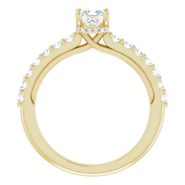 Hidden Halo-Style Engagement Ring Image 2 Eskews Fine Jewelers Lee's Summit, MO