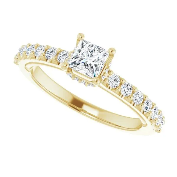 Hidden Halo-Style Engagement Ring Image 5 Arezzo Jewelers Elmwood Park, IL