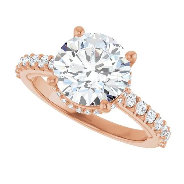 Hidden Halo-Style Engagement Ring Image 5 Clater Jewelers Louisville, KY