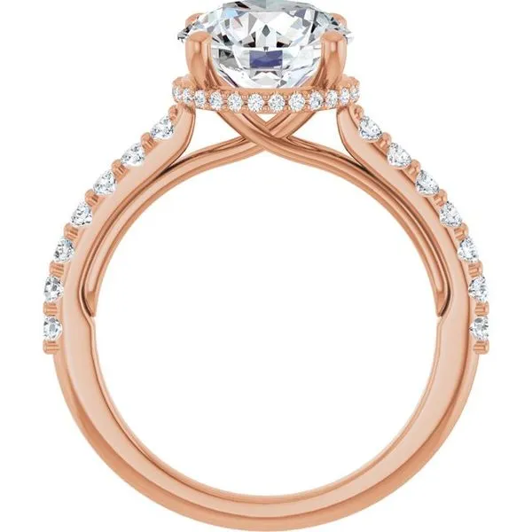 Hidden Halo-Style Engagement Ring Image 2 Austin's Fine Diamonds & Jewelry Lyndhurst, NJ