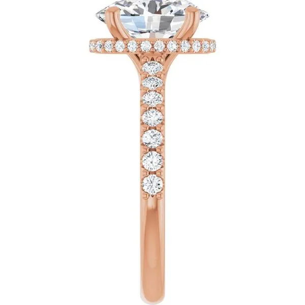Hidden Halo-Style Engagement Ring Image 4 Austin's Fine Diamonds & Jewelry Lyndhurst, NJ