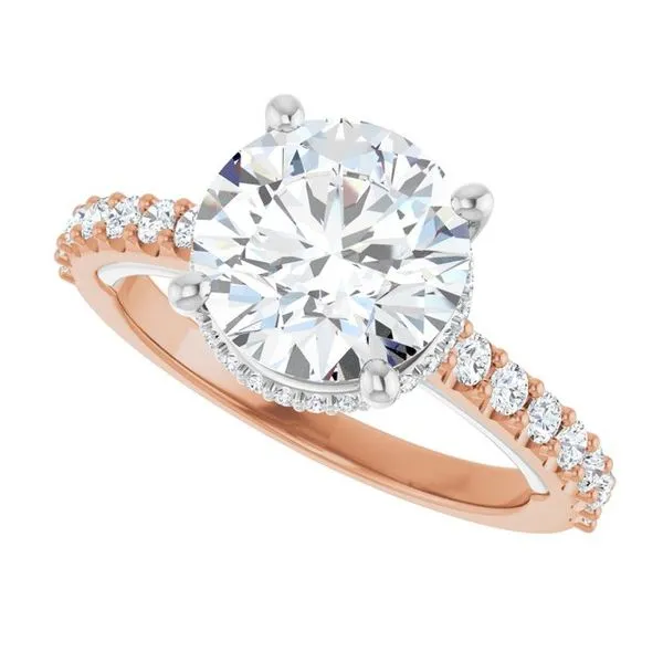 Hidden Halo-Style Engagement Ring Image 5 Arezzo Jewelers Elmwood Park, IL