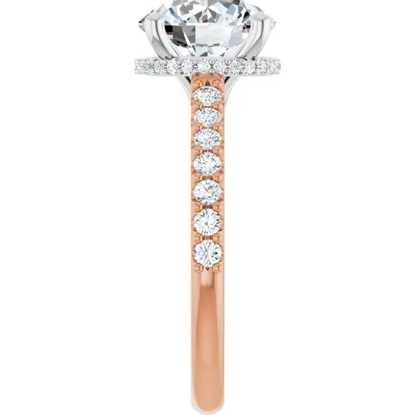 Hidden Halo-Style Engagement Ring Image 4 House of Silva Wooster, OH