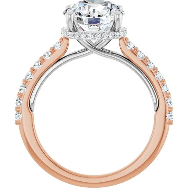 Hidden Halo-Style Engagement Ring Image 2 Arezzo Jewelers Elmwood Park, IL