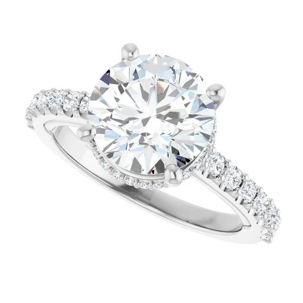 Hidden Halo-Style Engagement Ring Image 5 Rox Atlanta Jewelers Decatur, GA