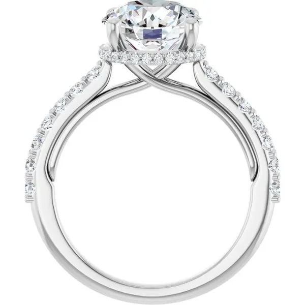Hidden Halo-Style Engagement Ring Image 2 Arezzo Jewelers Elmwood Park, IL