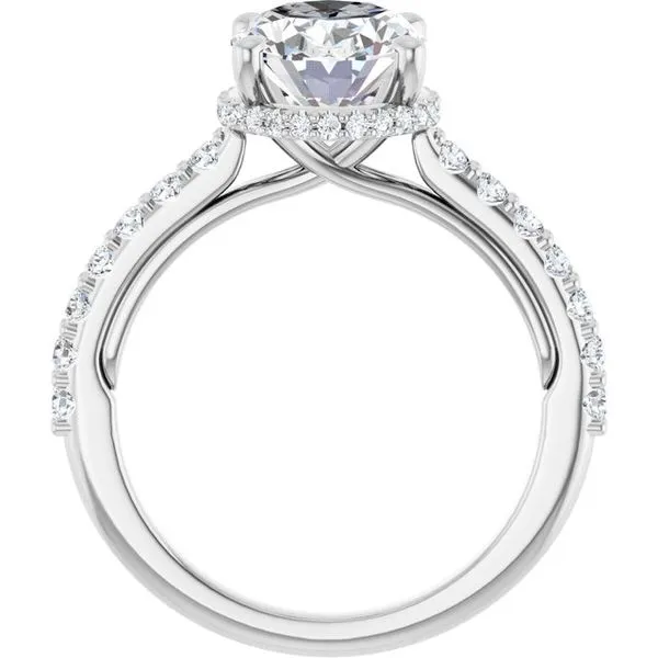 Hidden Halo-Style Engagement Ring Image 2 Rox Atlanta Jewelers Decatur, GA