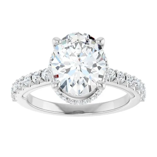 Hidden Halo-Style Engagement Ring Image 3 Rox Atlanta Jewelers Decatur, GA