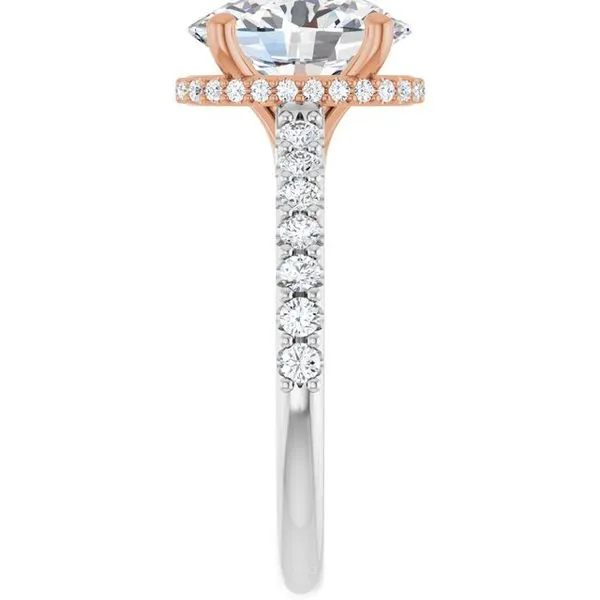 Hidden Halo-Style Engagement Ring Image 4 Clater Jewelers Louisville, KY