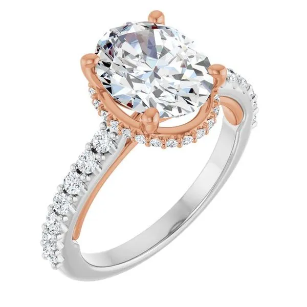 Hidden Halo-Style Engagement Ring Arezzo Jewelers Elmwood Park, IL