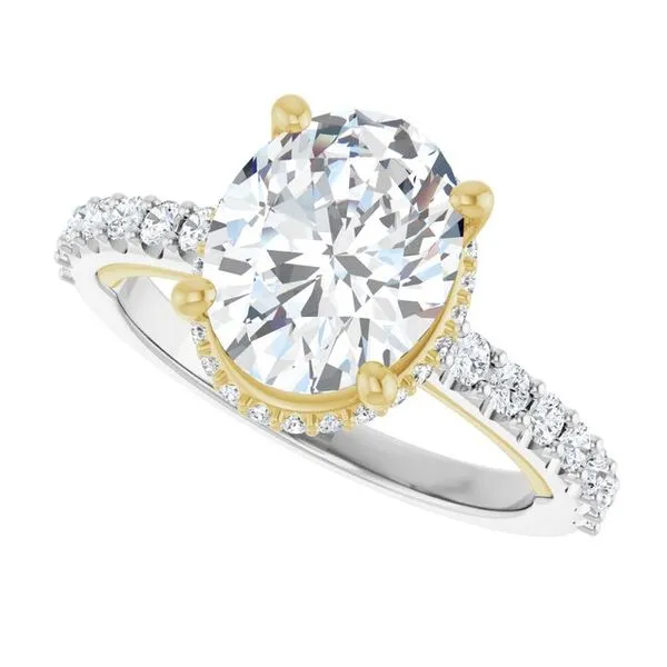 Hidden Halo-Style Engagement Ring Image 5 Golden Sails Jewelers, Inc. Saint Petersburg, FL