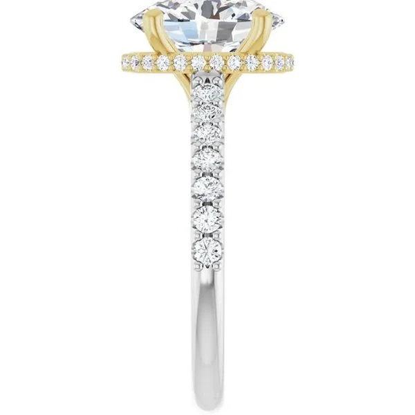 Hidden Halo-Style Engagement Ring Image 4 Arezzo Jewelers Elmwood Park, IL