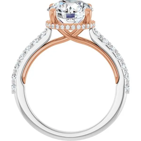 Hidden Halo-Style Engagement Ring Image 2 Arezzo Jewelers Elmwood Park, IL