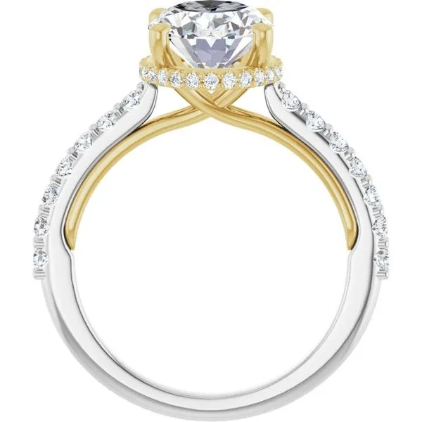 Hidden Halo-Style Engagement Ring Image 2 Raleigh Diamond Fine Jewelry Raleigh, NC