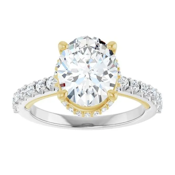 Hidden Halo-Style Engagement Ring Image 3 Raleigh Diamond Fine Jewelry Raleigh, NC