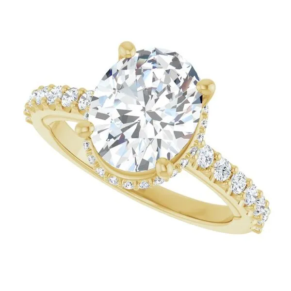 Hidden Halo-Style Engagement Ring Image 5 Rox Atlanta Jewelers Decatur, GA