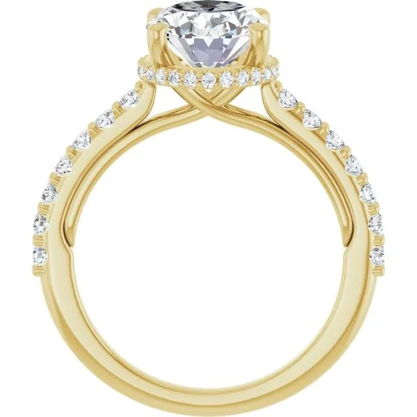 Hidden Halo-Style Engagement Ring Image 2 Clater Jewelers Louisville, KY